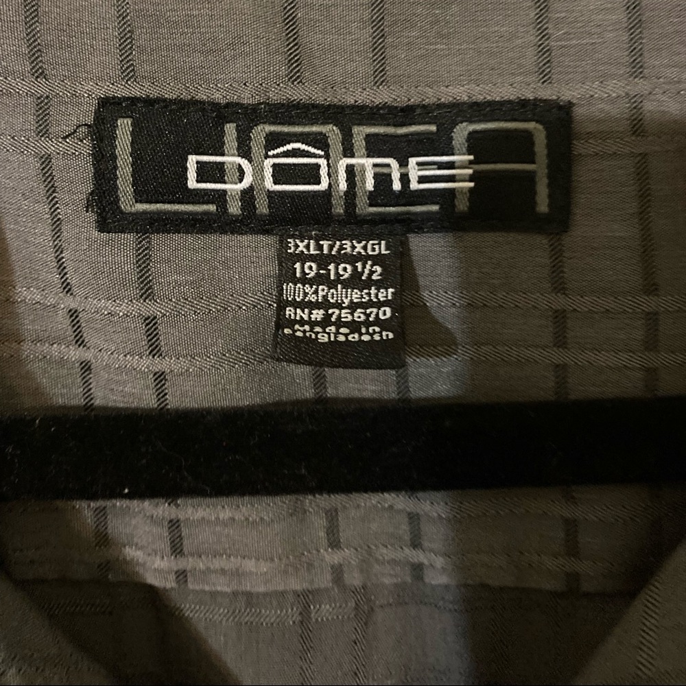 Linea Dome Men’s buttoned down short sleeve shirt